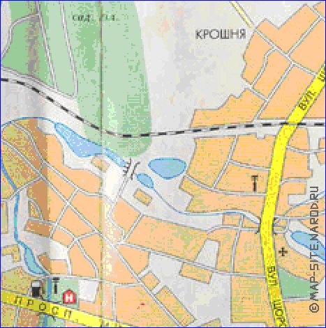 mapa de Zhytomyr