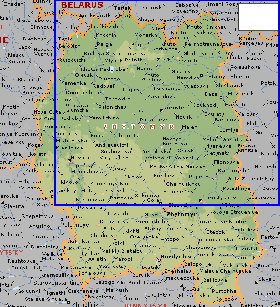 mapa de Zhytomyr em ingles