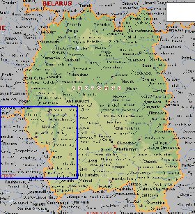 mapa de Zhytomyr em ingles