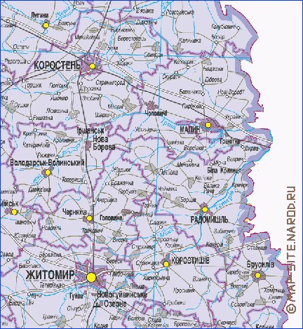 Топографическая Карта Житомирской Области